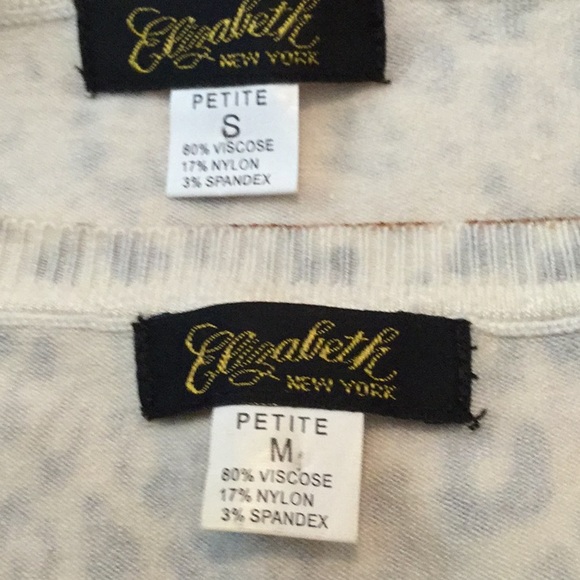 Ivory and brown animal print twin set - Picture 6 of 7